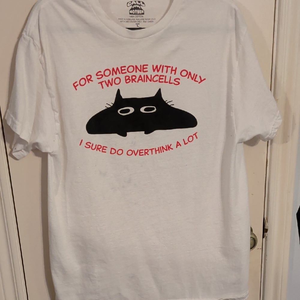 Hot Topic Cat Humor T-Shirt